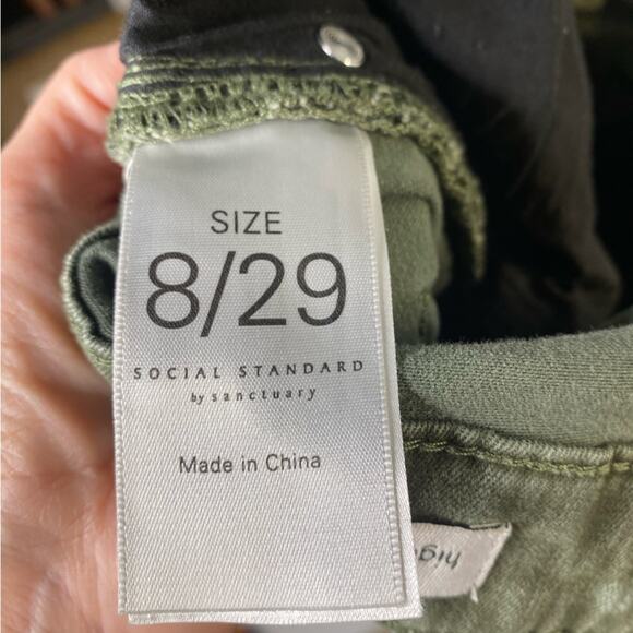 Social Standards by Sanctuary High Rise Skinny Camo size 8/29 - Picture 13 of 16
